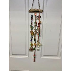 Garden Driftwood Charmers Boho Suncatcher Karma Happy Tree Porch Wall Jewelry